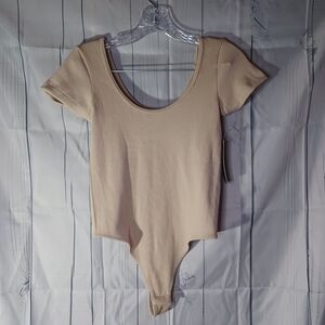 Just Polly Polly and Esther short sleeve ribbed bodysuit NWT